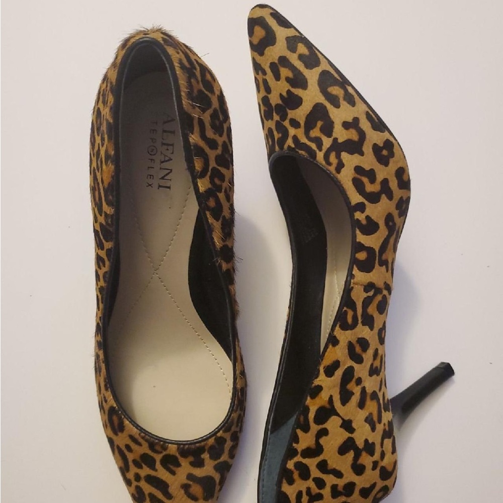 Alfani Animal Print Stiletto Heels 8W